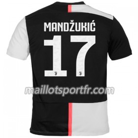 Maillot de Foot Juventus MANDZUKIC 17 Domicile 2019/20